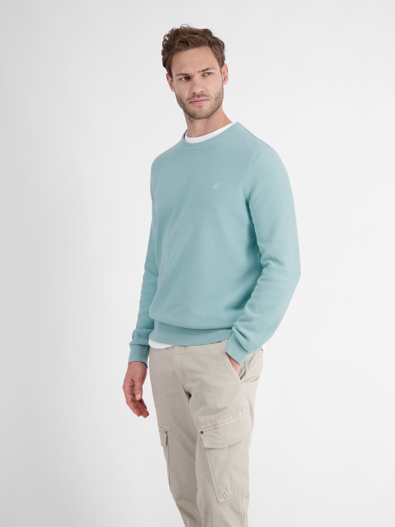 Crewneck-Strickpullover für Herren