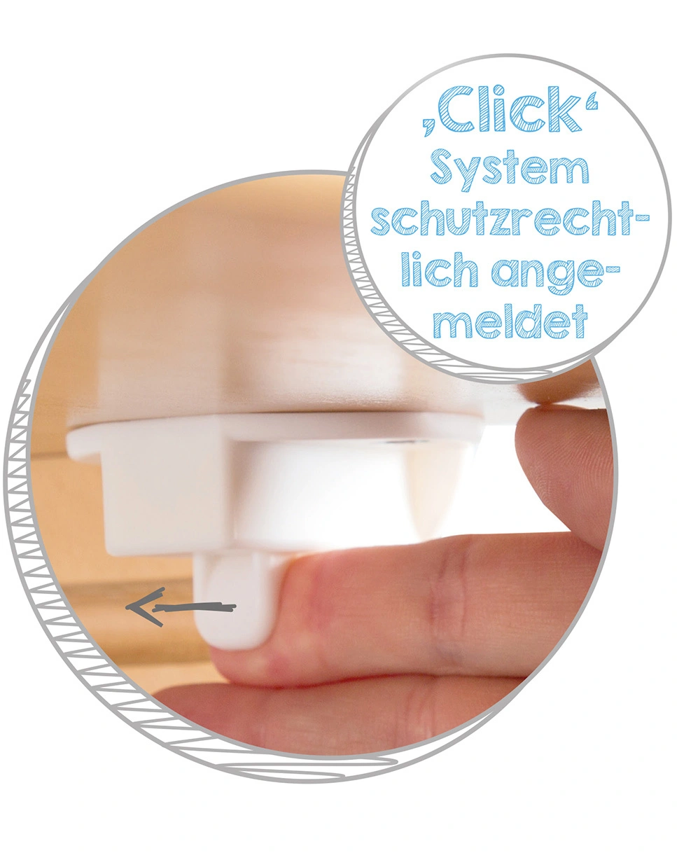 Treppenhochstuhl SIT UP CLICK & FUN (Farbe: taupe)