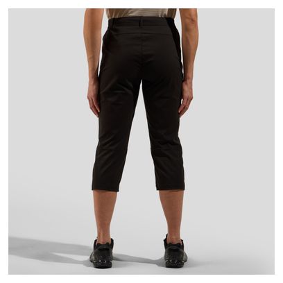 Pantalon de Randonnée Femme Odlo 3/4 Ascent Light Noir