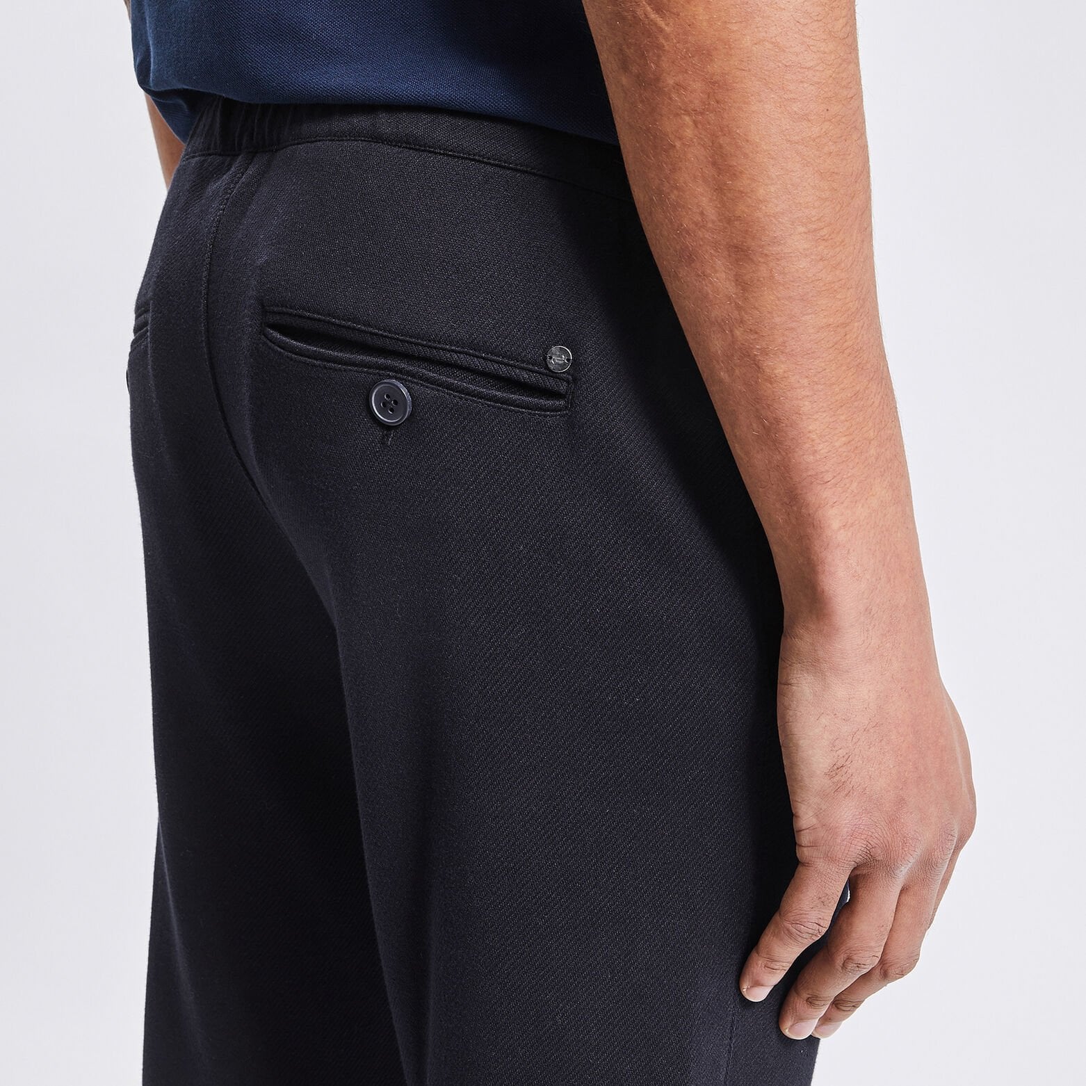 Pantalon de jogging en maille Bleu foncé