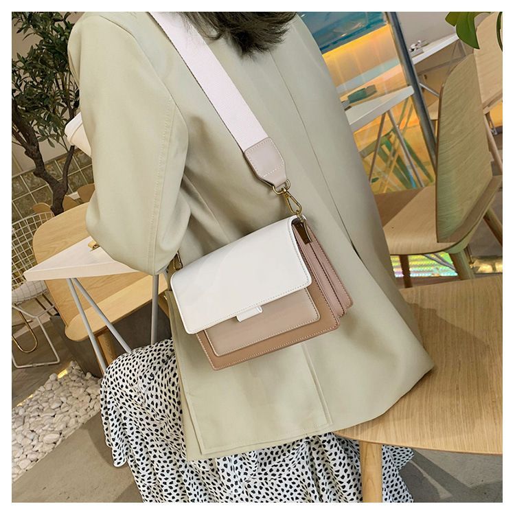 Daelynn - Flap Color Block Crossbody Bag
