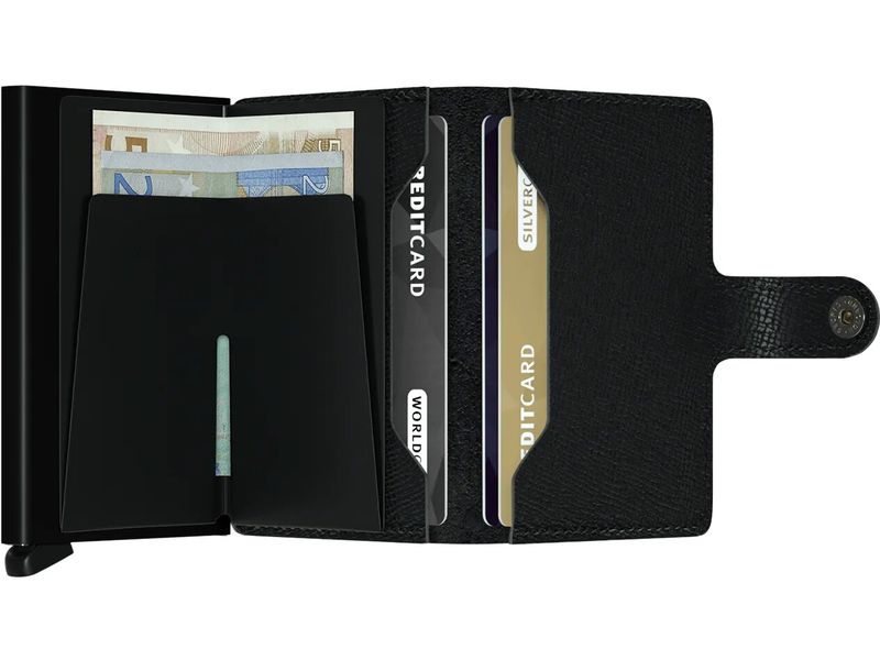 SECRID Portemonnaie Miniwallet Original Black Geldbörse mit RFID-Schutz