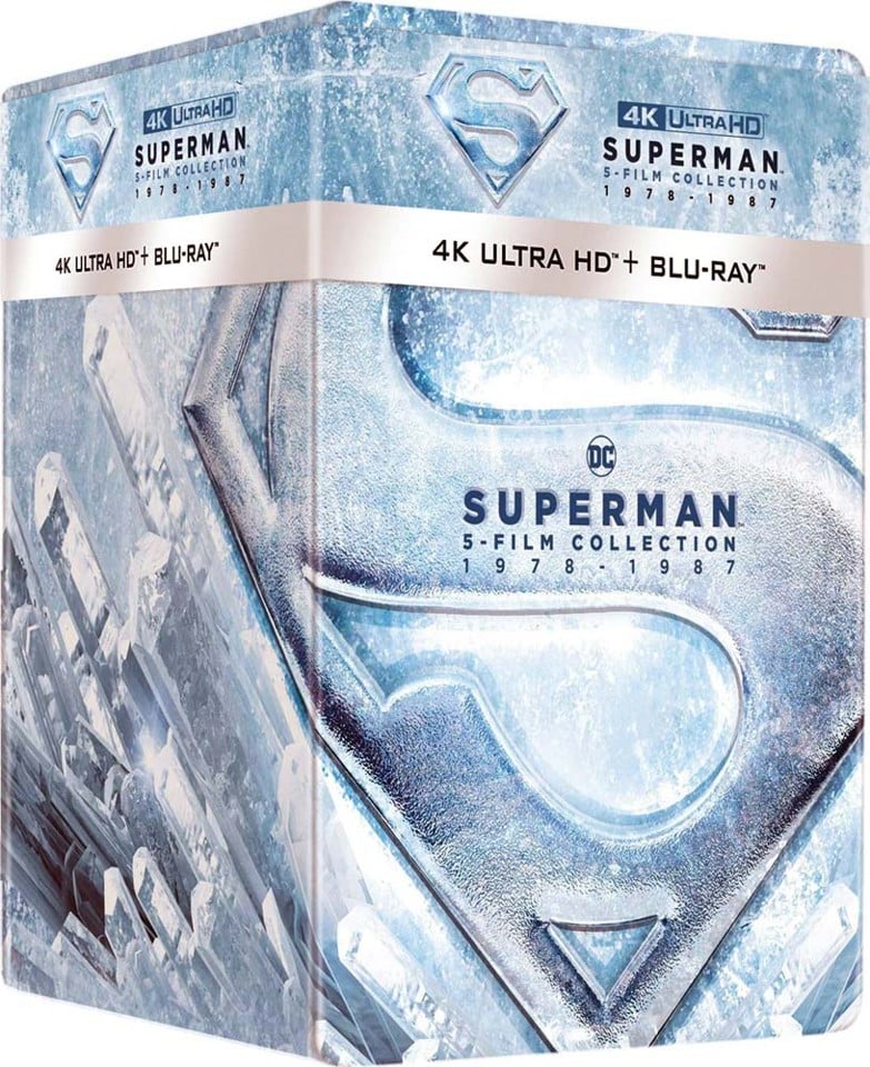 Superman I-IV (1-4) Steelbook Collection (10-disc) (4K UHD & Blu-ray) LIMITED EDITION