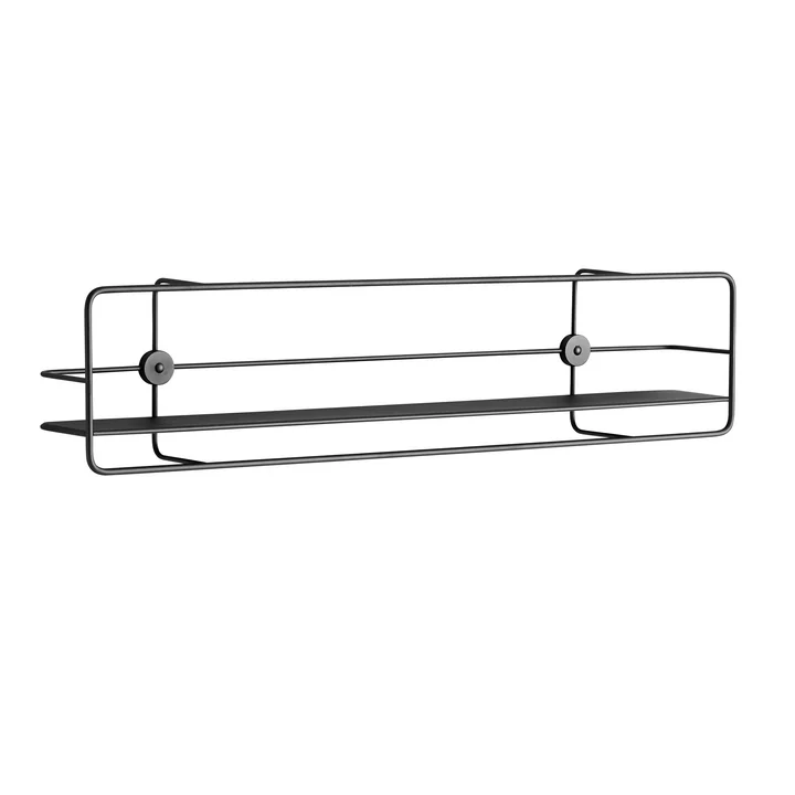 Woud - Coupé Horizontal Shelf, schwarz