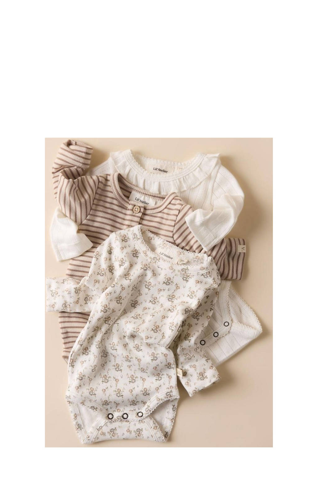 LIL' ATELIER romper NBFRACHELoffwhite