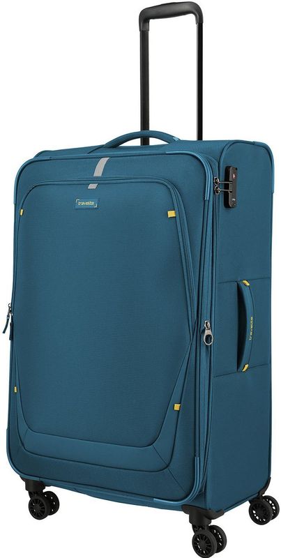 Travelite - Umbria - Zachte Koffer - Petrol - 4-Wheel Trolley L - 90 Liter