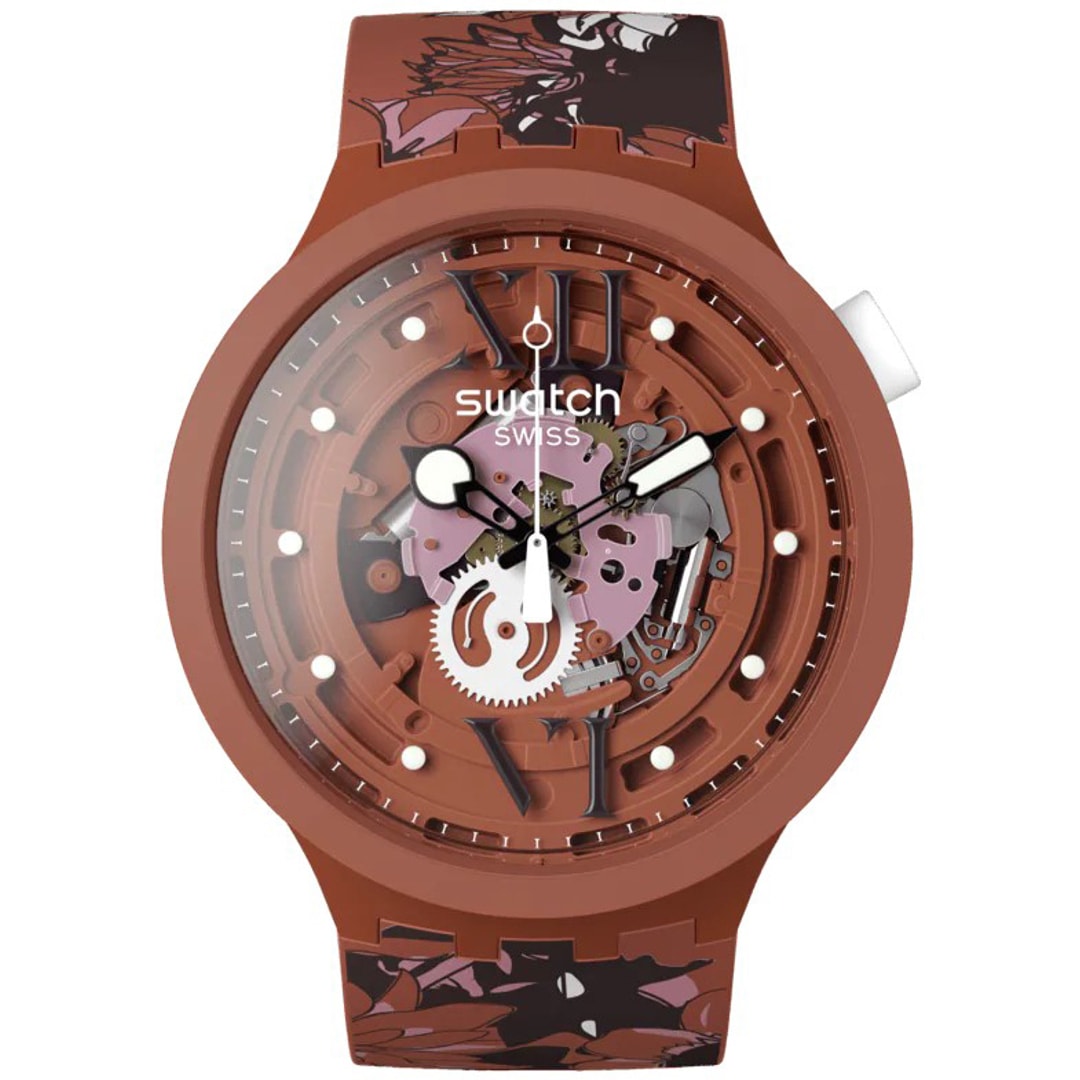 Swatch Big Bold Biosourced Camoflower Cotton