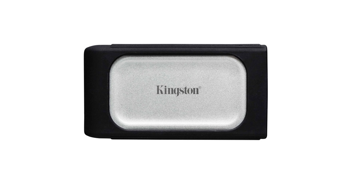 KingstonXS2000 Portable 2 TB externe SSD  (Zilver/zwart, SXS2000/2000G, USB-C 3.2 (20 Gbit/s))