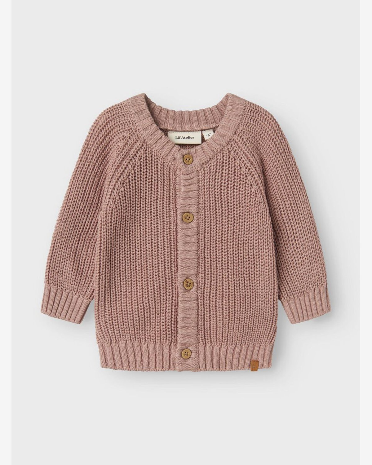 Cardigan Baby – Strikket, Øko Bomull | Emlen LS Knit