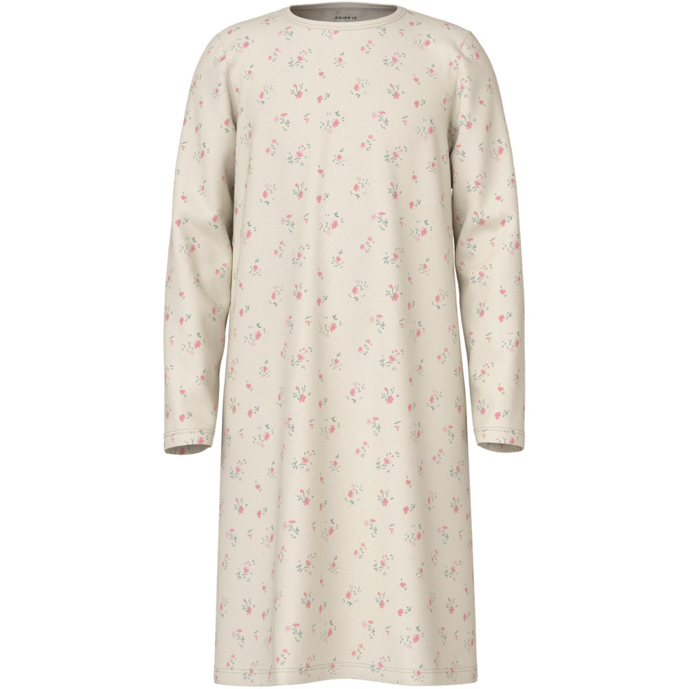 Køb Name It Turtledove Nkfnightgown Flower Noos