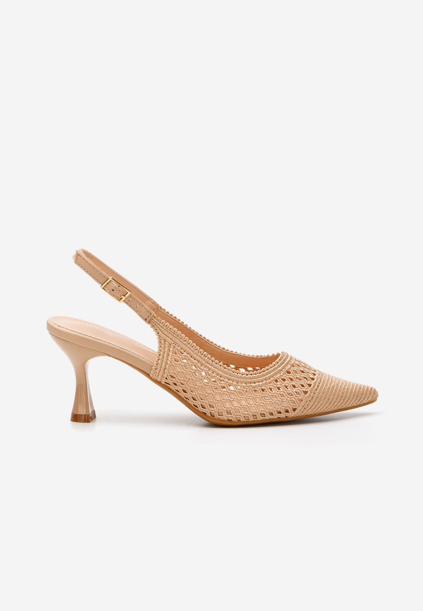 Chaussures slingback kaki Deevina