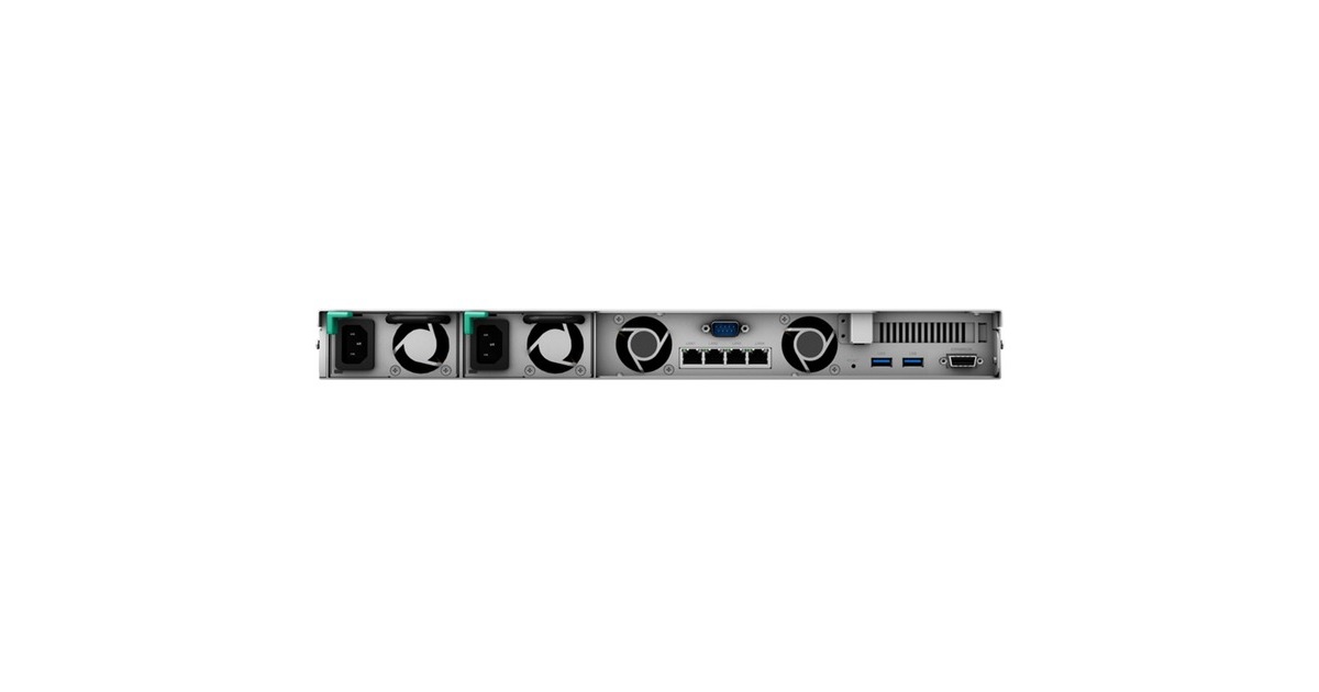 SynologyRackStation RS1619xs+ nas  (2x USB-A 3.2 (5 Gbit/s), RS-232, 4x LAN, RAID, Incl. redundante voeding)