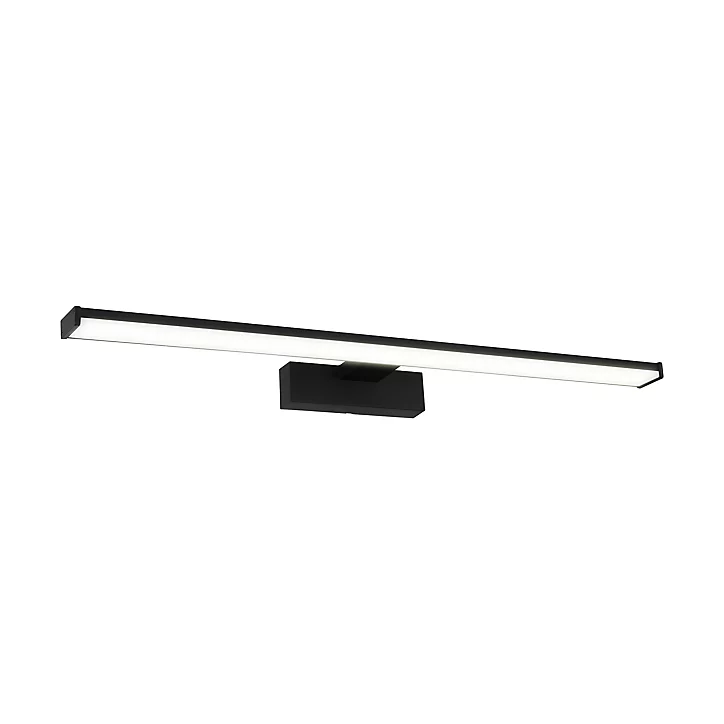 Applique murale de salle de bain Pandella LED intégrée 1350 IP44 11W blanc froid noir
