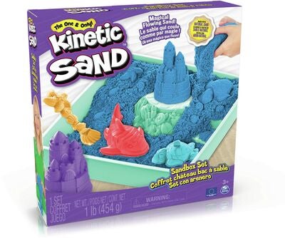 Kinetic Sand Lekesett Sandkasse Blå