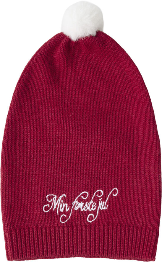 Name It NBNRIXMASINE KNIT HAT Rød