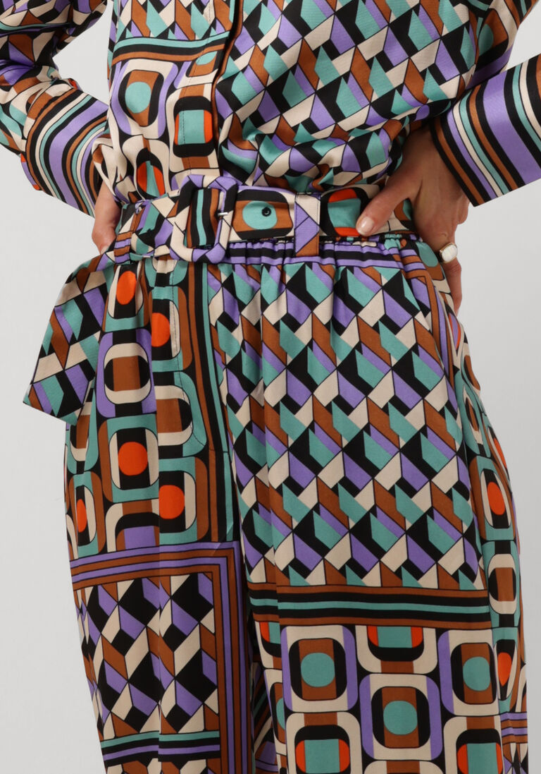 SUNCOO multi suncoo wijde broek jairo
