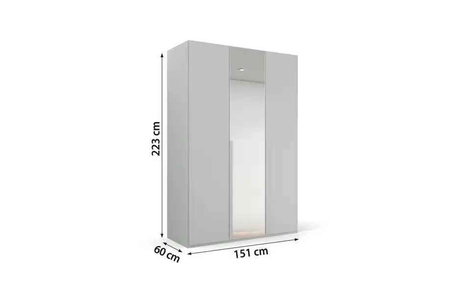 Drehtürenschrank 151 cm 3 Stück