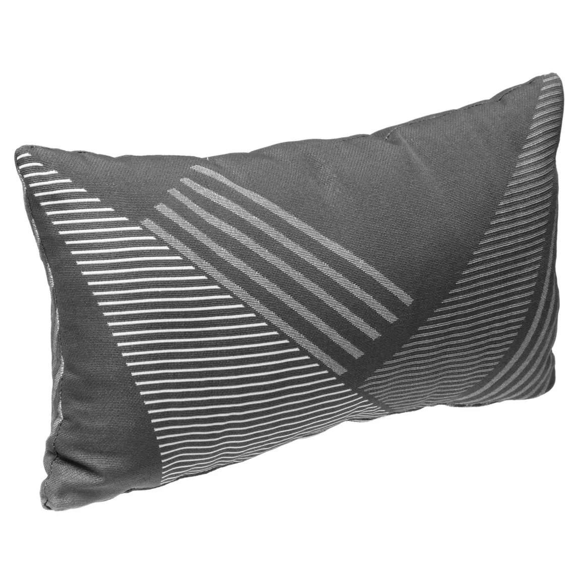 Coussin extérieur rectangulaire (30 x 50 cm) Jacquard Gris ardoise