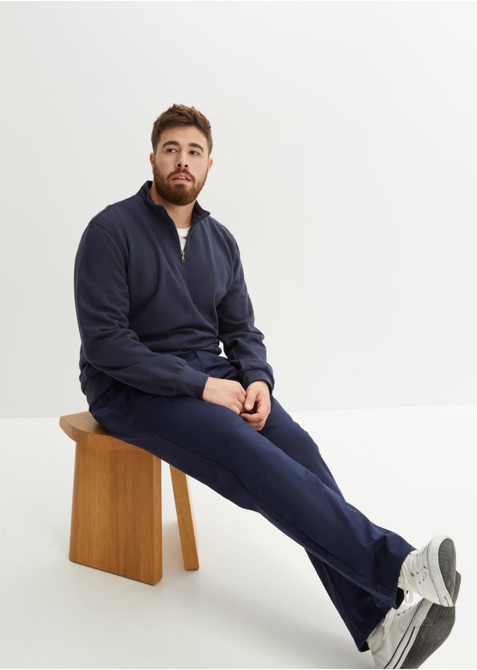 Pantalon fonctionnel étanche en twill extensible avec ceinture, Straight
