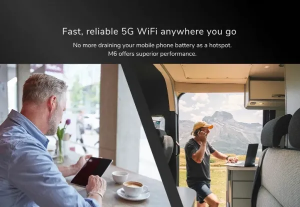 NETGEAR Nighthawk M6 - Mobilt hotspot - 5G - 2.5 Gbps - 1GbE, 802.11ax, Wi-Fi 5