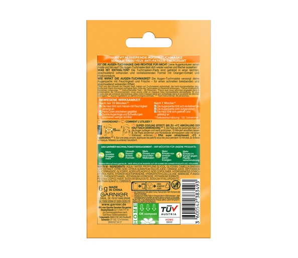 Garnier Skin Active Hydra Bomb Augen-Tuchmaske
