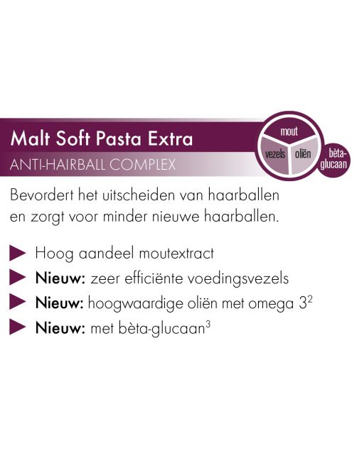 Gimcat Malt-Soft Pasta Naturel - Kattensnack