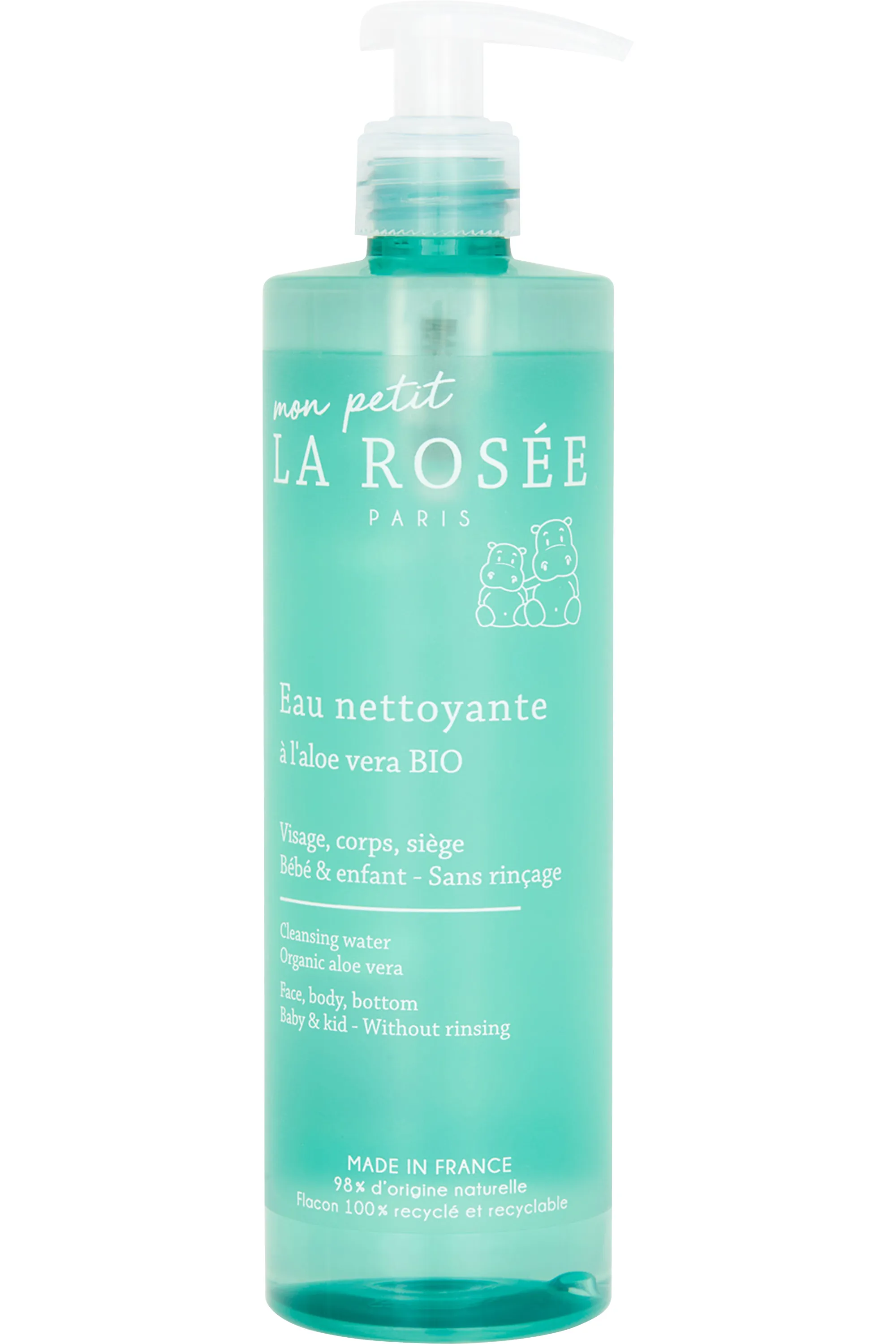 La Rosée Eau nettoyante à l’aloe vera bio Mon Petit La Rosée-400 ml