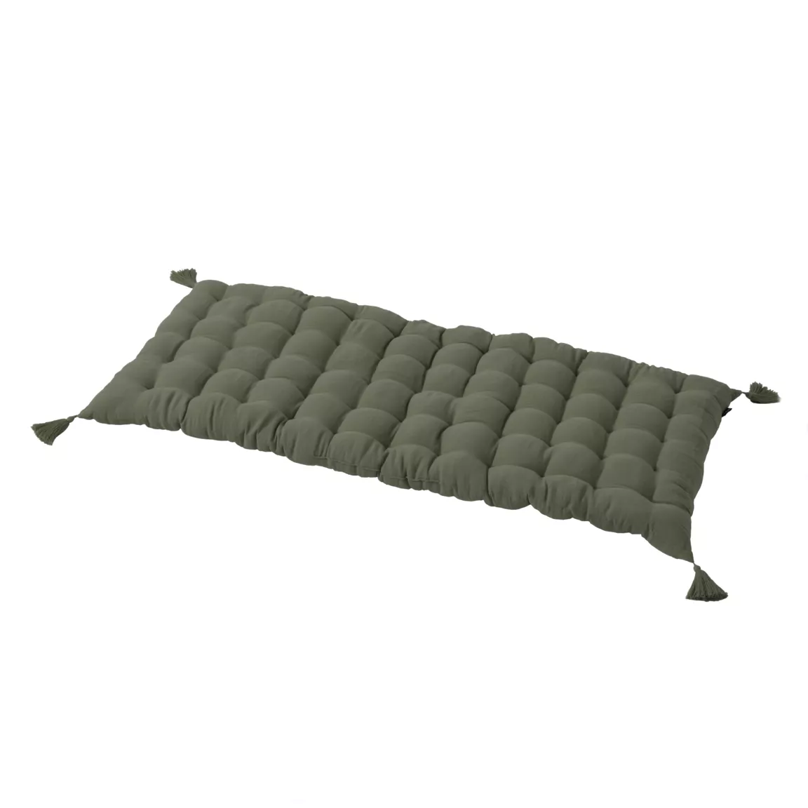 Matelas de sol gaze de coton (60 x 120 cm) Gaïa Vert romarin