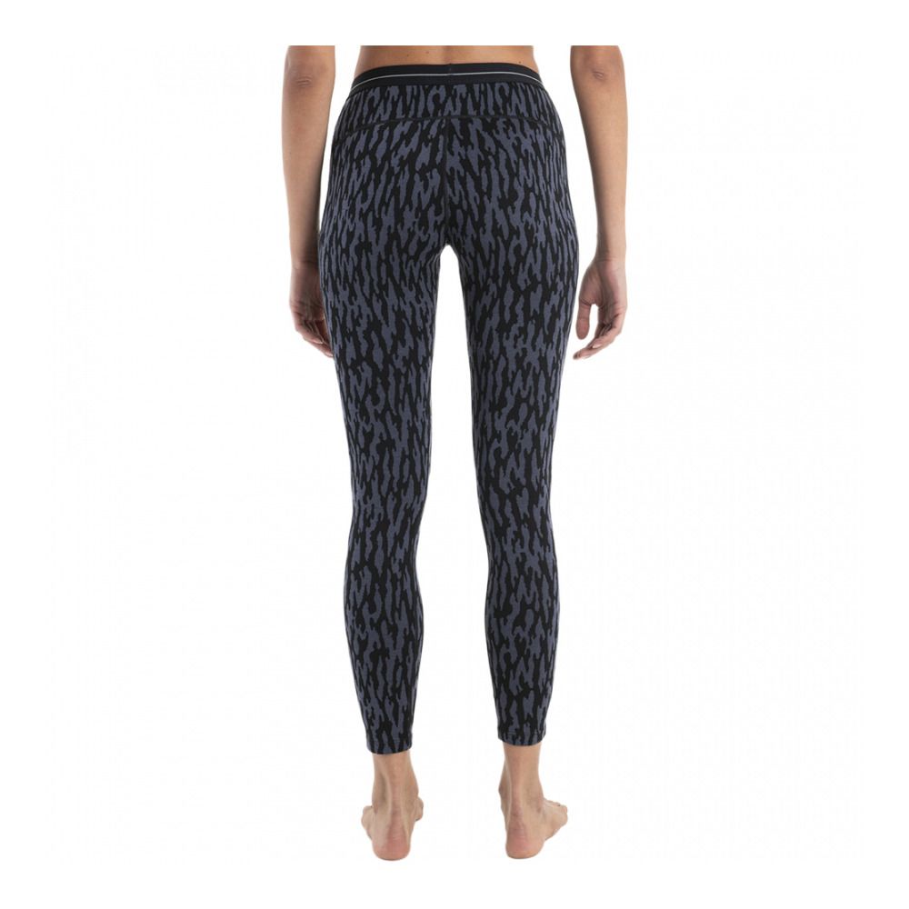 Icebreaker 260 VERTEX GLACIAL FLOW - Sous-couche Femme graphite/black/j