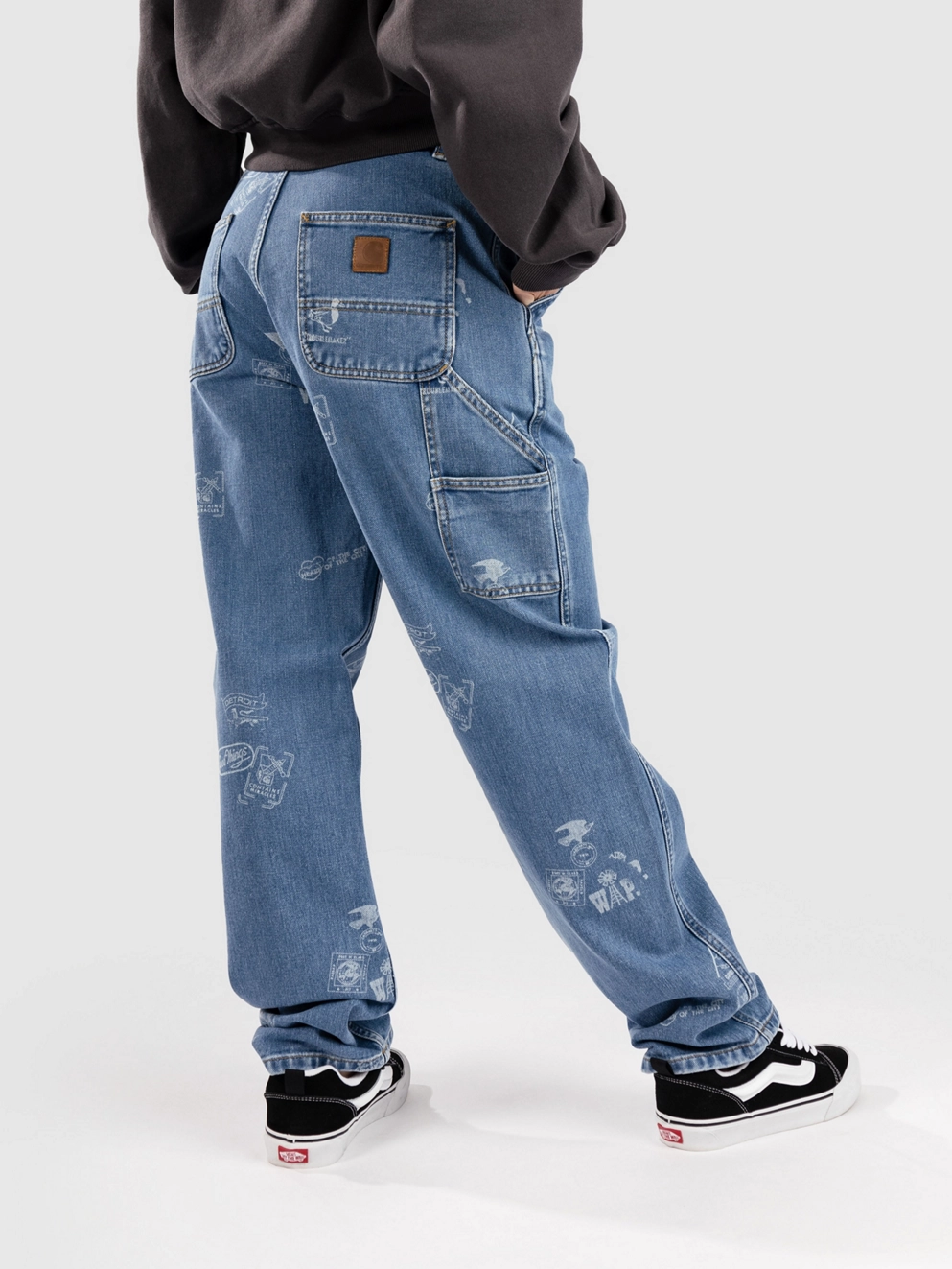 Carhartt WIP Stamp Jeans stamp print/blue