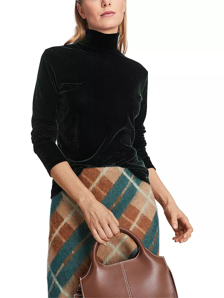 MARC CAIN Rollkragenshirt grün