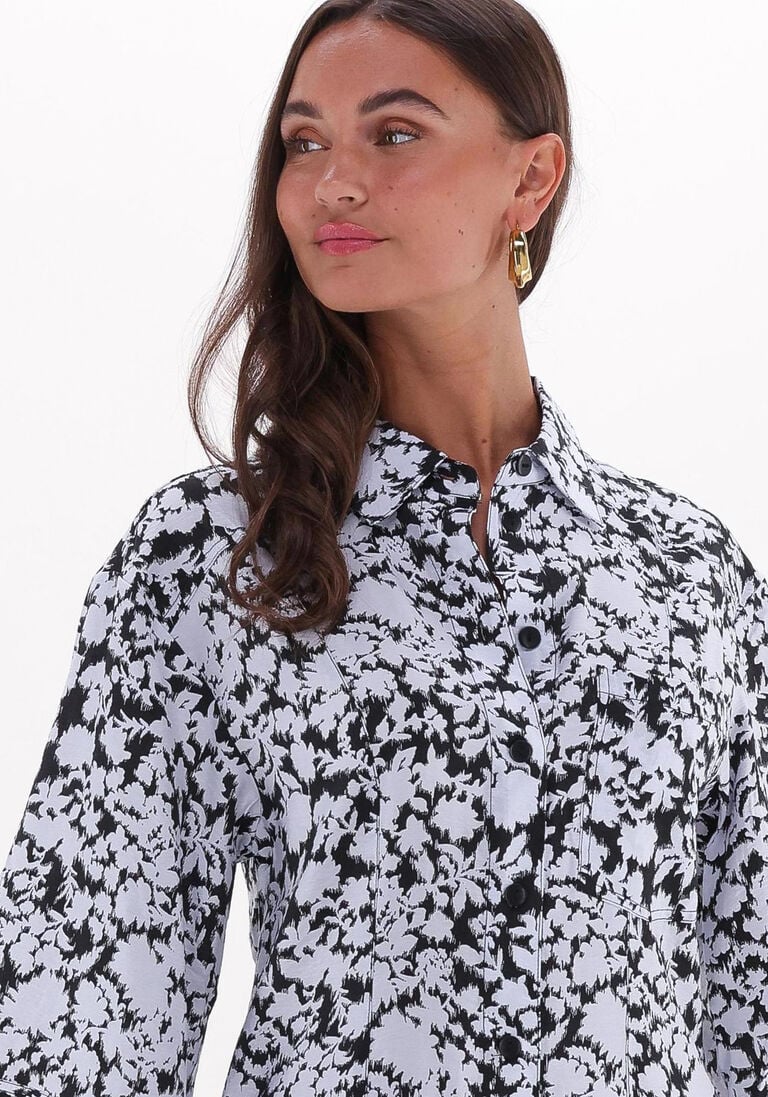 MSCH COPENHAGEN witte msch copenhagen mini jurk della ladonna 3/4 dress