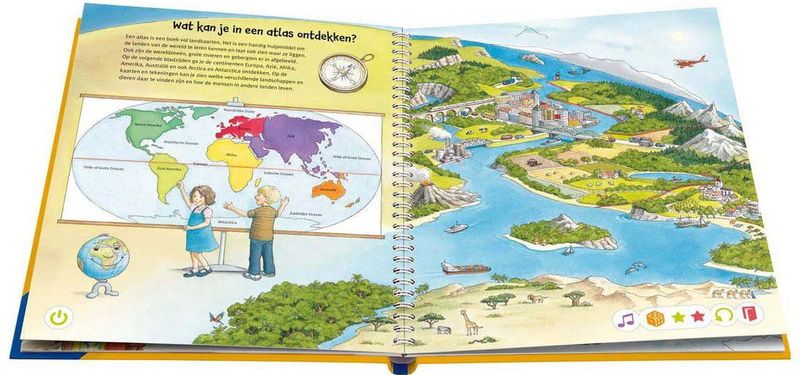 Ravensburger - Wereldatlas - Educatief Spel - Interactief - Geschikt Voor Kinderen