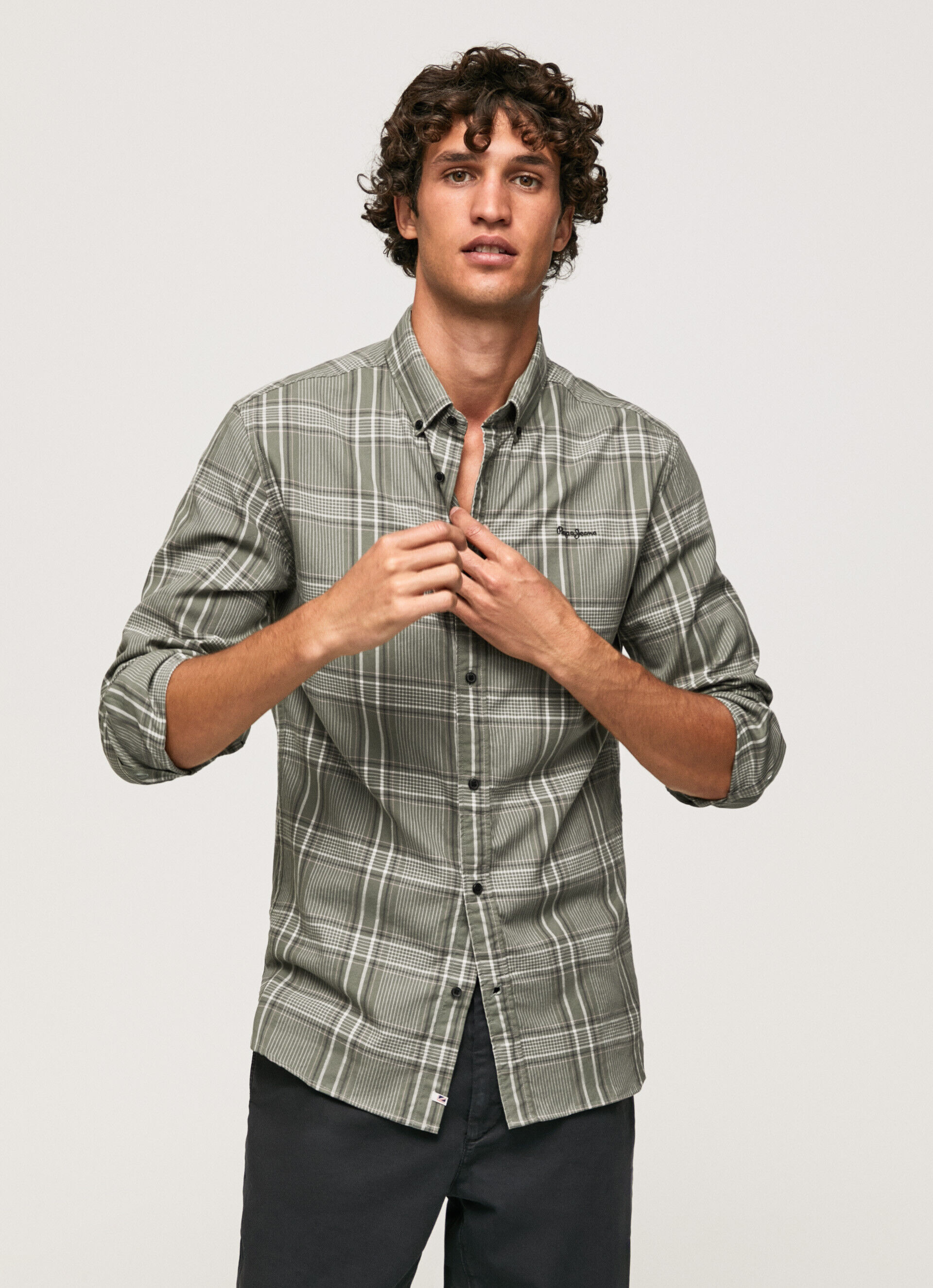 CAMISA XADREZ SLIM FIT - verde-casting