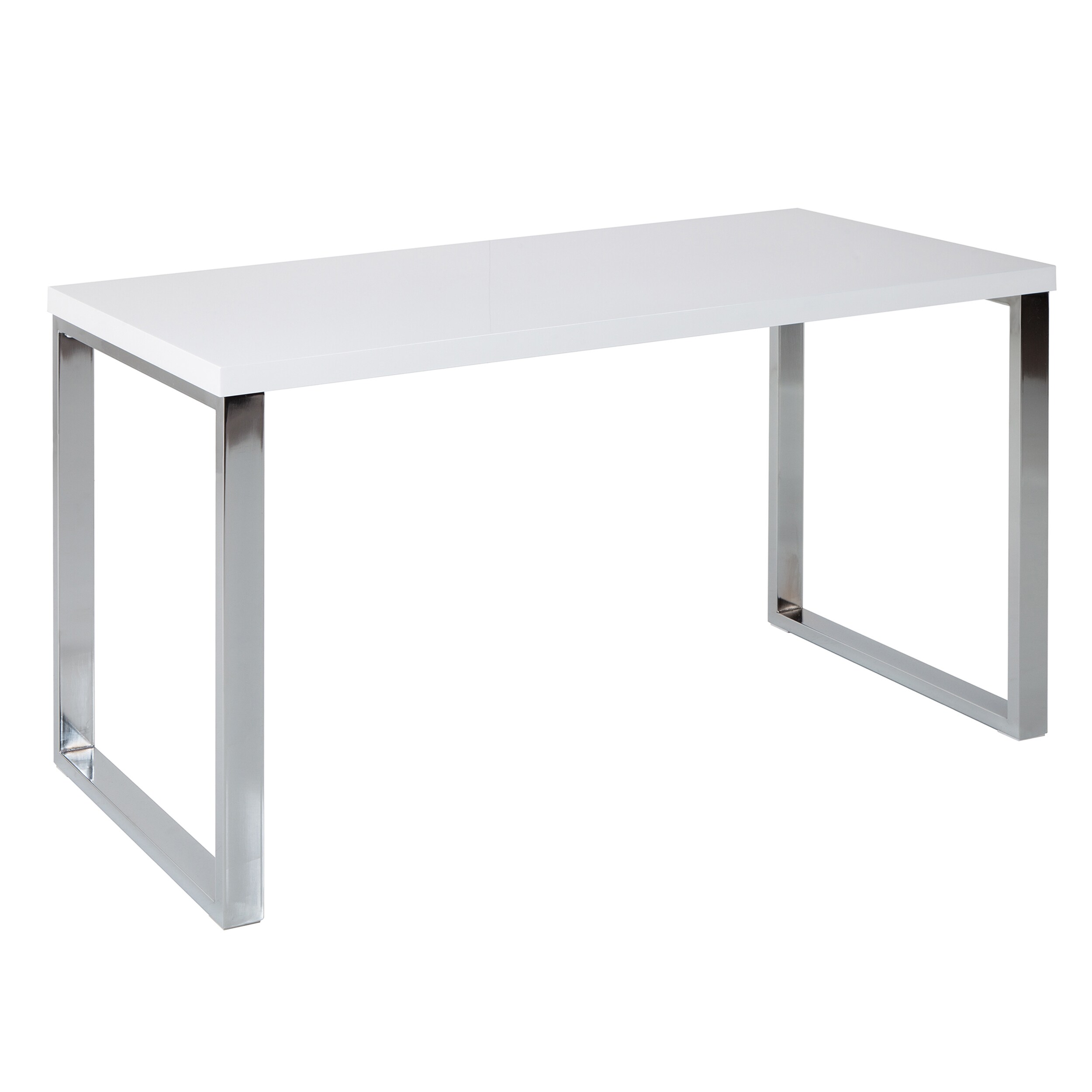 riess-ambiente Schreibtisch WHITE DESK - 120cm weiß Hochglanz Bürotisch modern