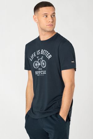 BETTER BIKE Herren-Merino-Kurzarmshirt  blueberry  XXL