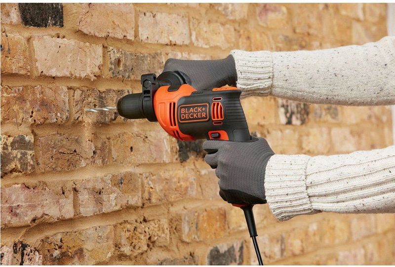 BLACK+DECKER BEH710K - Klopboormachine - Zwart - 710W - In Koffer
