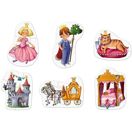 HABA 303310 6 erste Puzzles Prinzessin