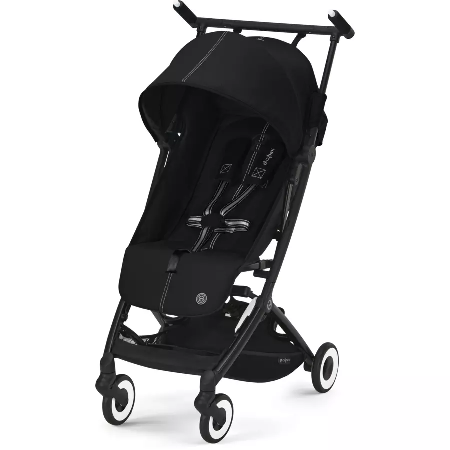 cybex GOLD Buggy Libelle 2 Moon Black inklusive Babyschale Cloud G i-Size Lava Grey und Adapter