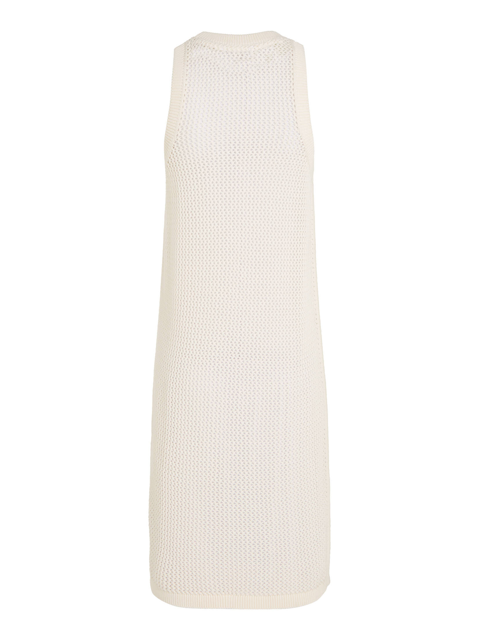 Tommy Jeans| Damen Strickkleid ärmellos OPEN STITCH aus Bio-Baumwolle