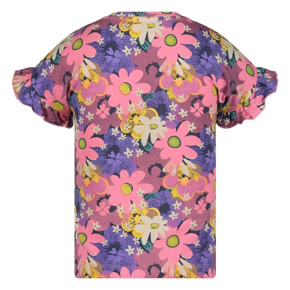 Jubel Jubel t-shirt aop - Rolling into Spring roze