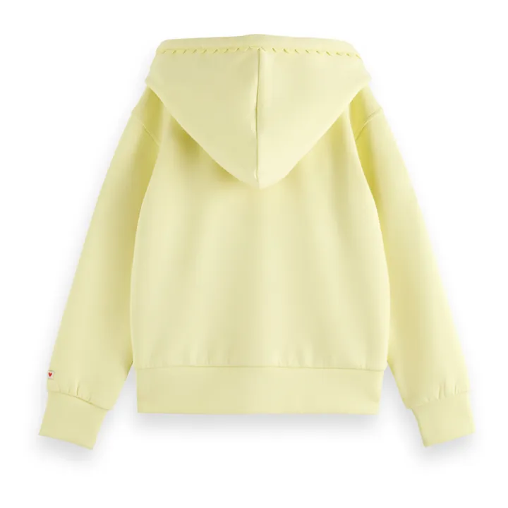 Scotch & Soda Sweat Capuche Zippé | Jaune