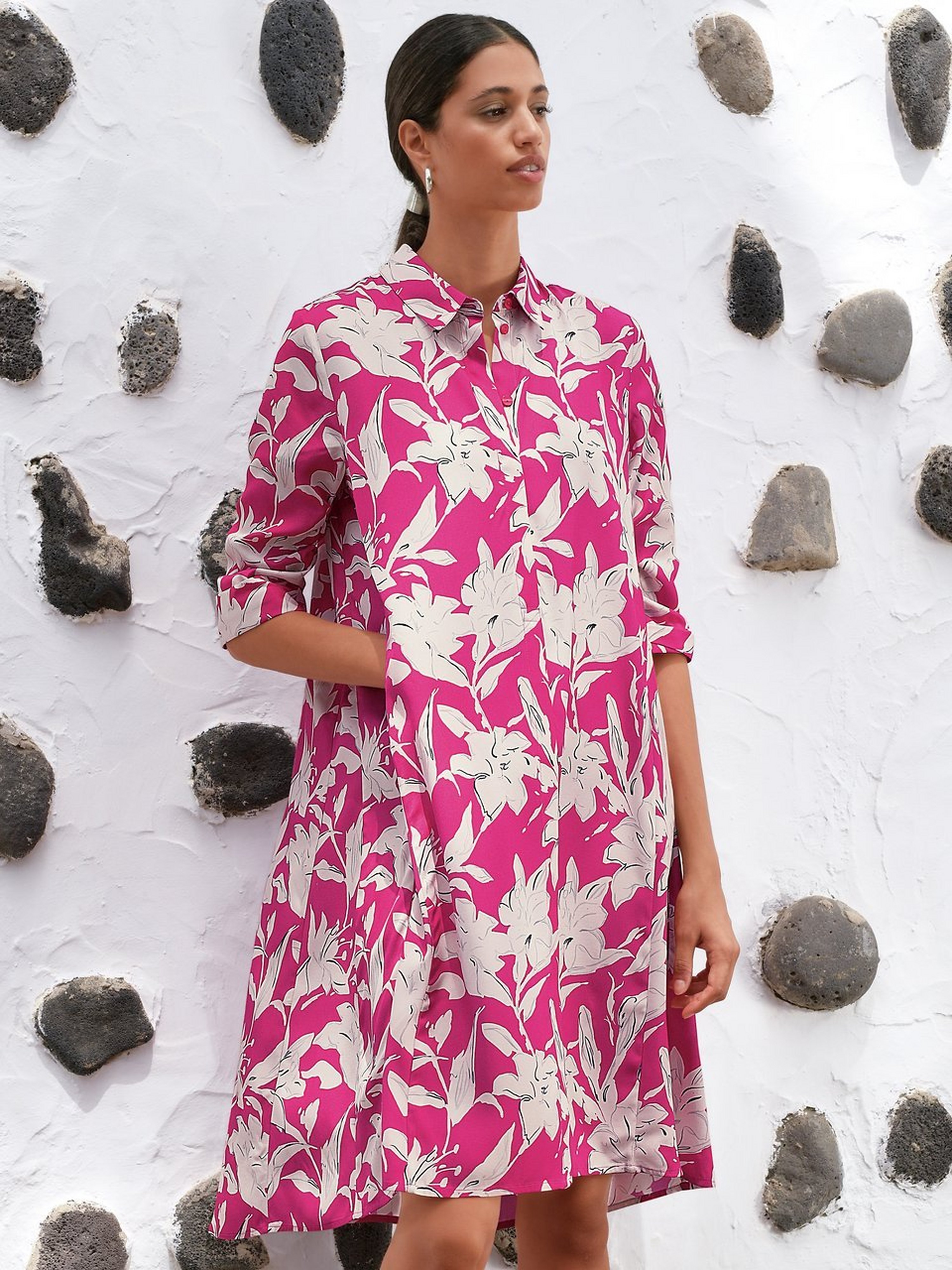 Kleid mit 3/4-Arm