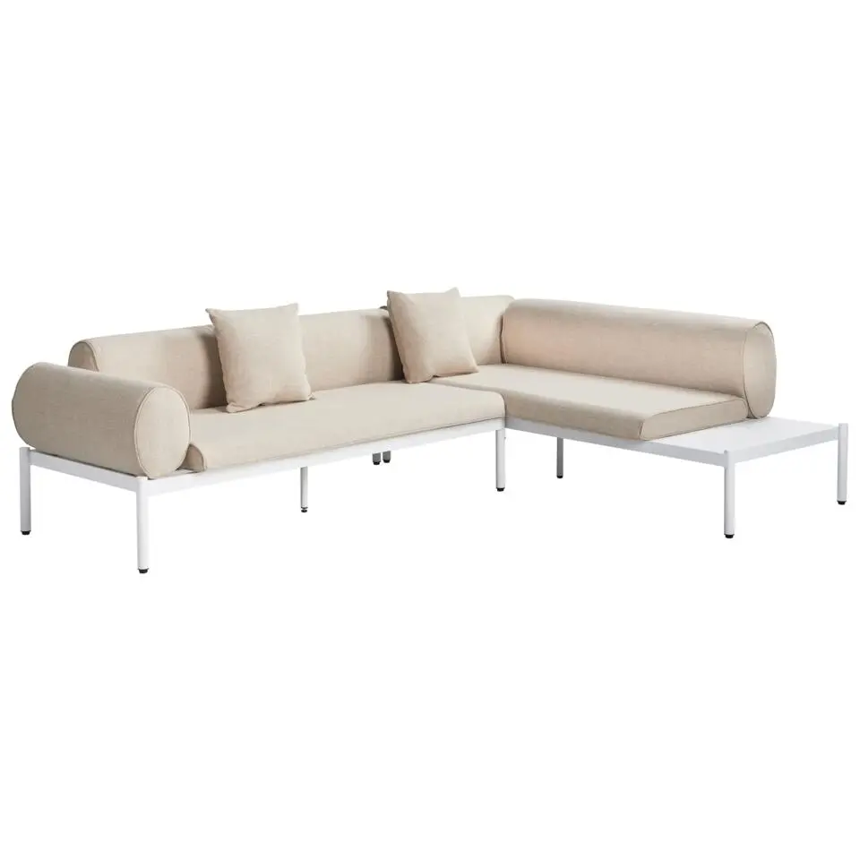RASIGLIA - Loungeset 5-zits - Beige - Aluminium