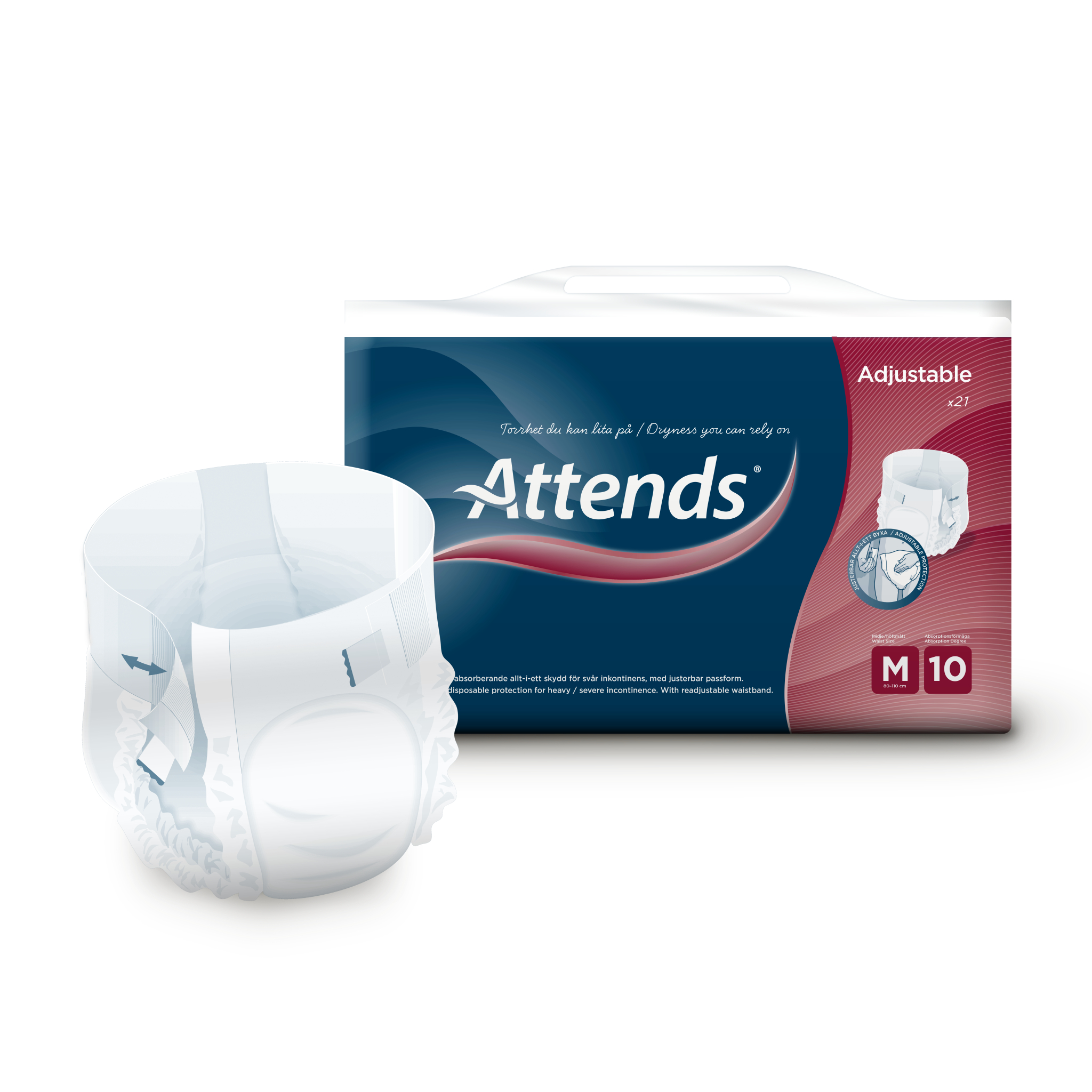 Attends Adjustables 10 L (21 stuks)
