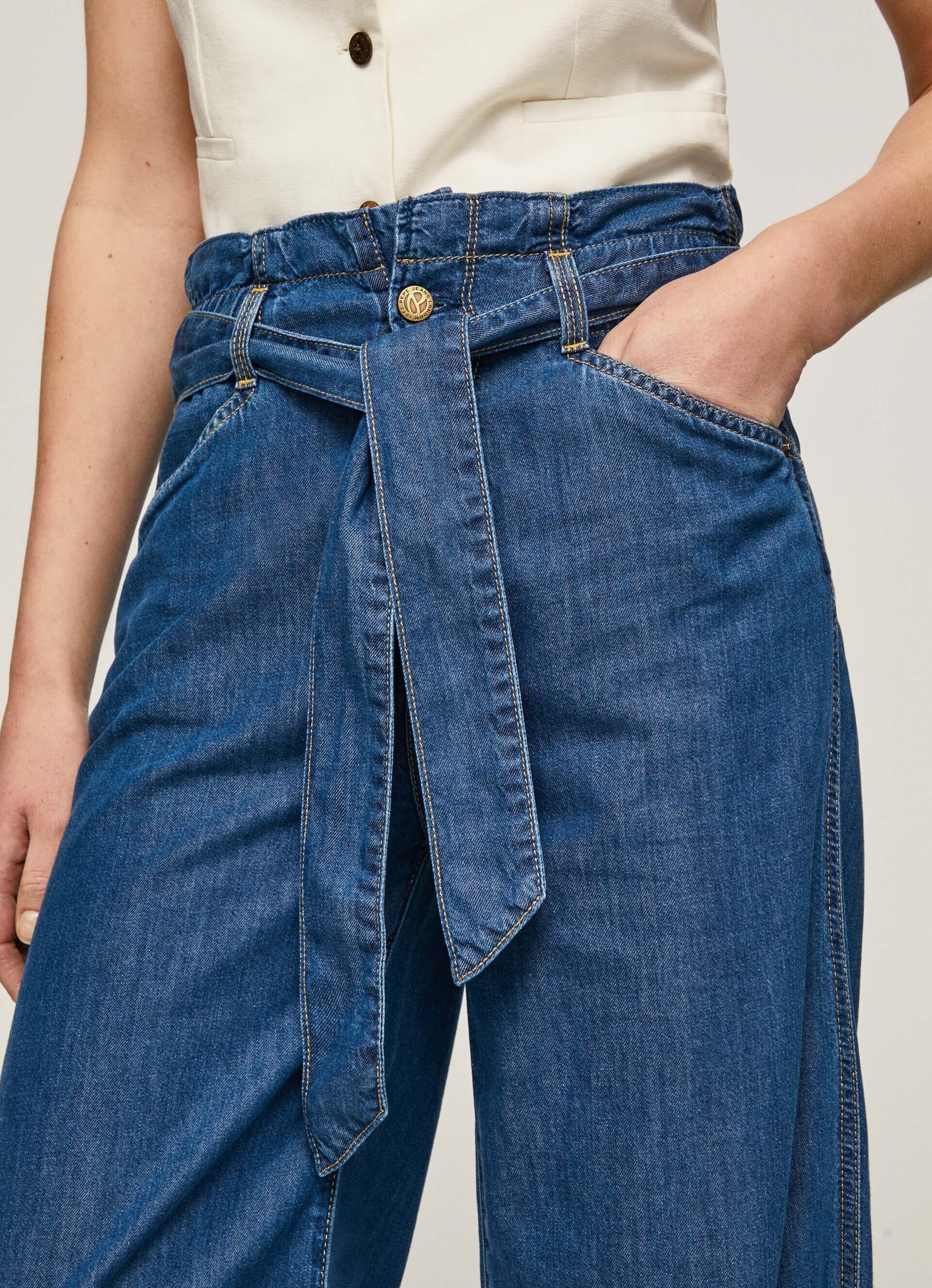 JEAN DAISY FIT ANCHO TIRO ALTO - jeans