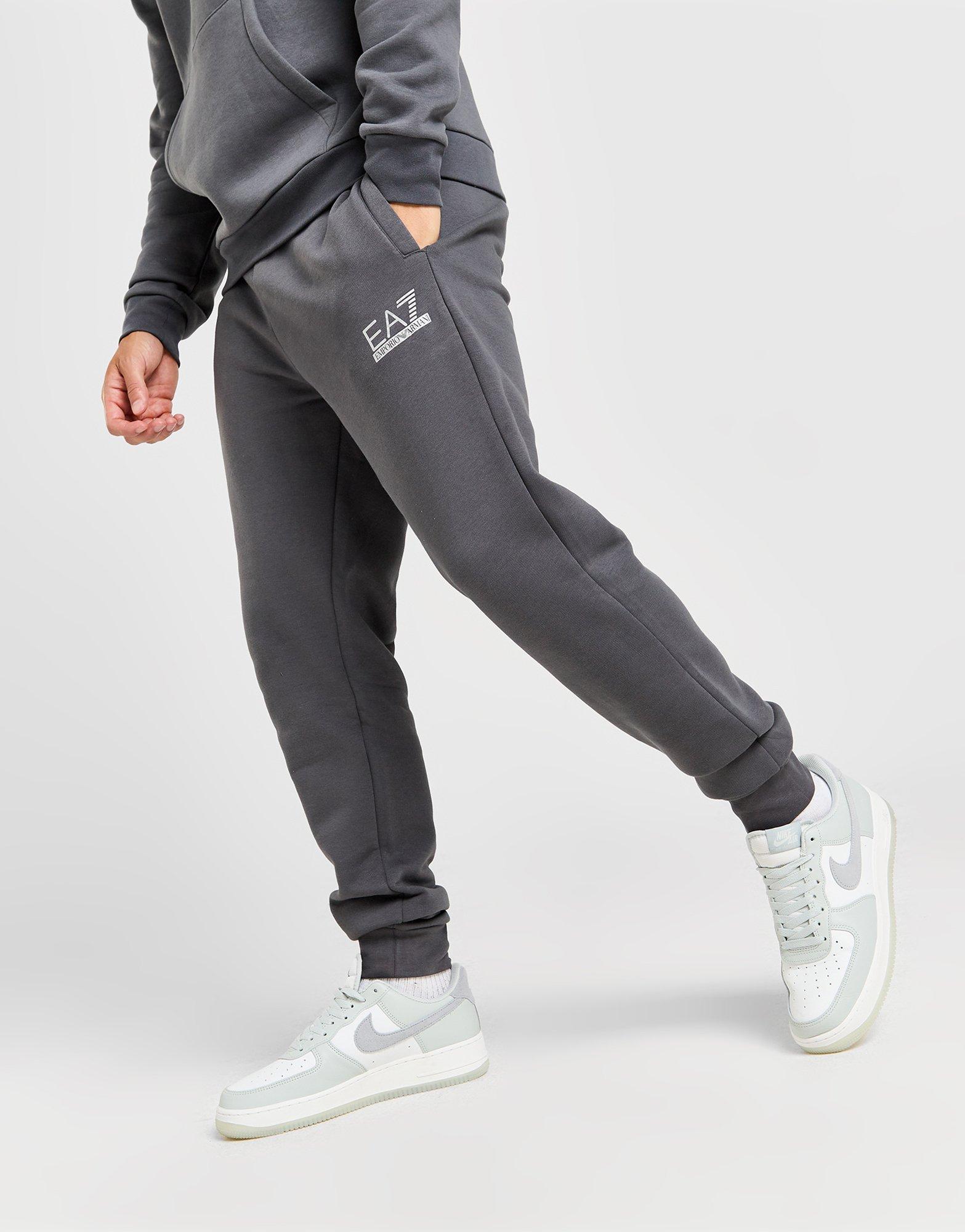 EA7 Emporio Armani Pantalon de jogging Logo Carbon Homme