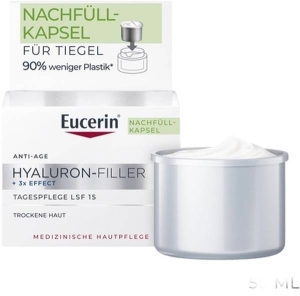 Eucerin Hyaluron-Filler Tagespflege trockene Haut LSF 15 Refill, 50 ml