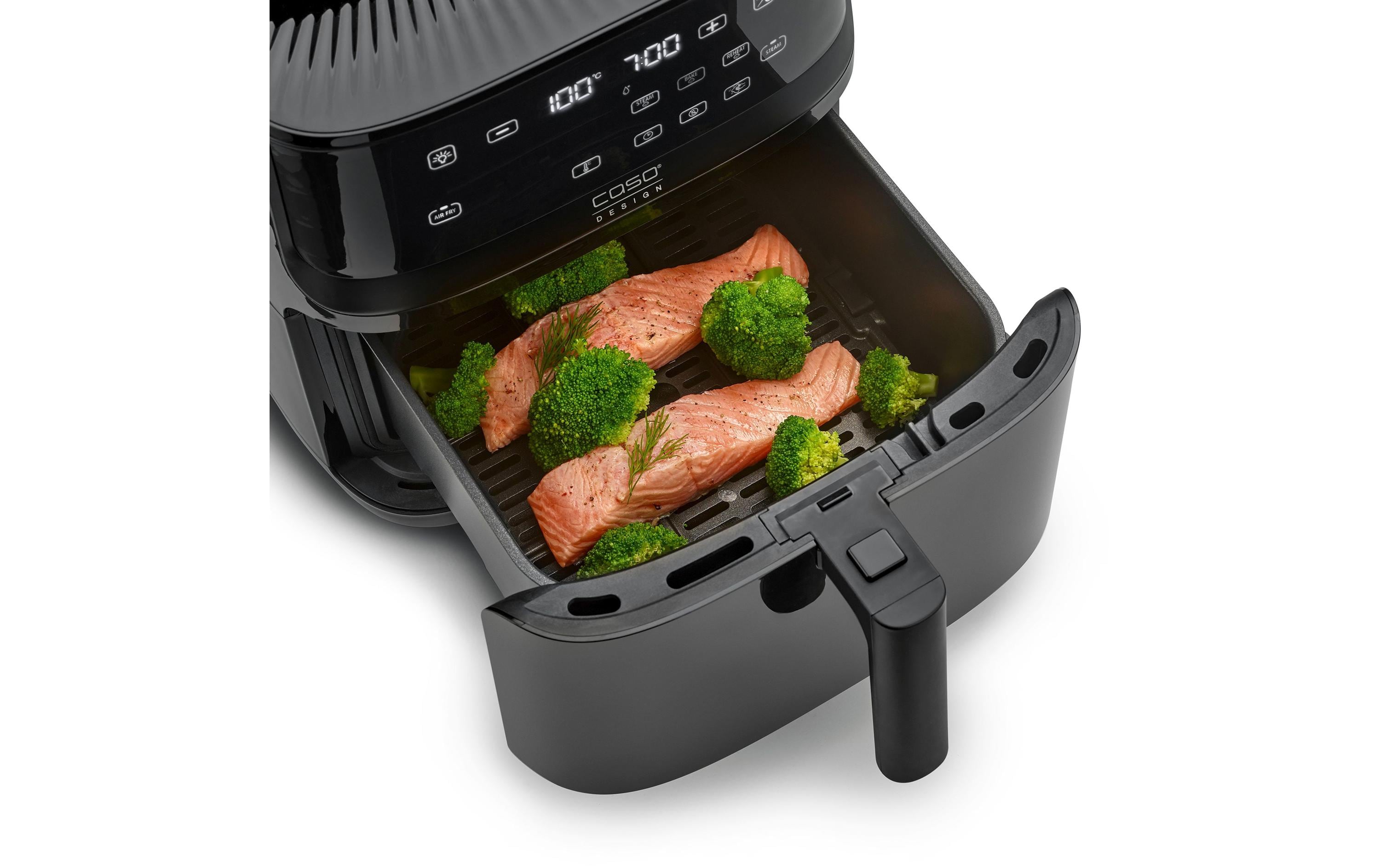 Heissluft-Fritteuse AirFry & Steam 700 1.3 kg, Schwarz<br>Kombi-Heissluftfritteuse mit Dampfgar-Funktion