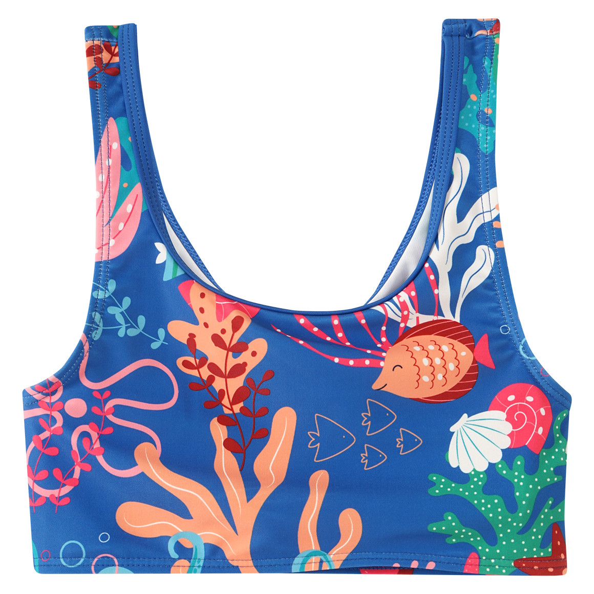Famy Mädchen Bikini mit Meerestiere-Motiv blau / bunt